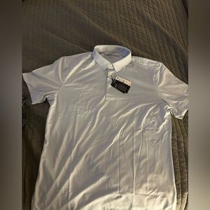 Short sleeve polo from Mizzen + Main. With tags. Never worn. Very comfortable. M